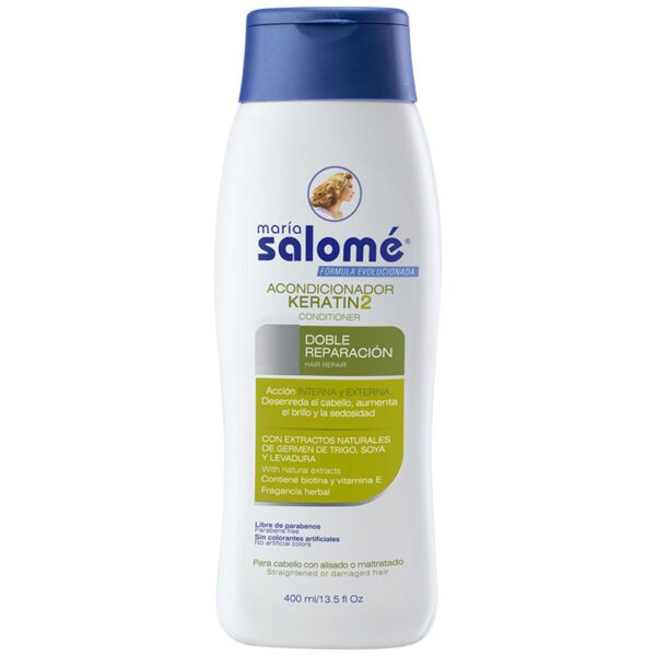 Acondicionador Maria Salome Keratin 2 Sin Sal 400 Ml - Imagen 2