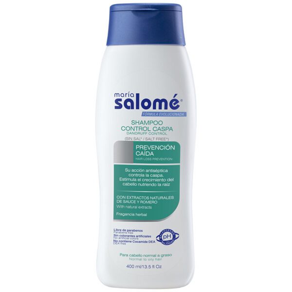 Shampoo Maria Salome Control Caspa Sin Sal 400 Ml - Imagen 2