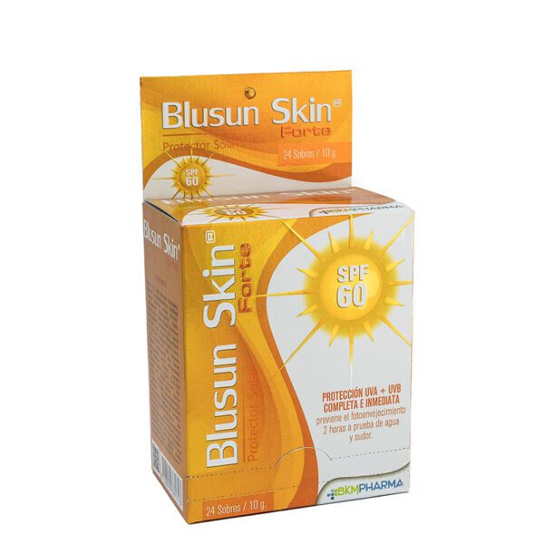 Protector Blusin Skin Fort Spf 60 24 Unidades 10Gr Sachets - Imagen 2