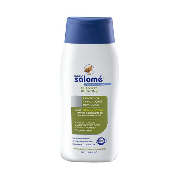 Shampoo Maria Salome Keratin 2 Sin Sal 200Ml - Imagen 2