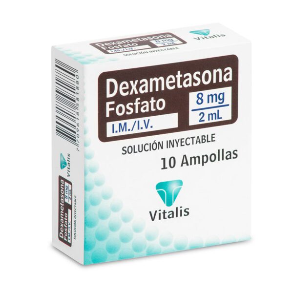 Dexametasona 8 Mg/2 Ml 1 Ampolla Vt - Imagen 2