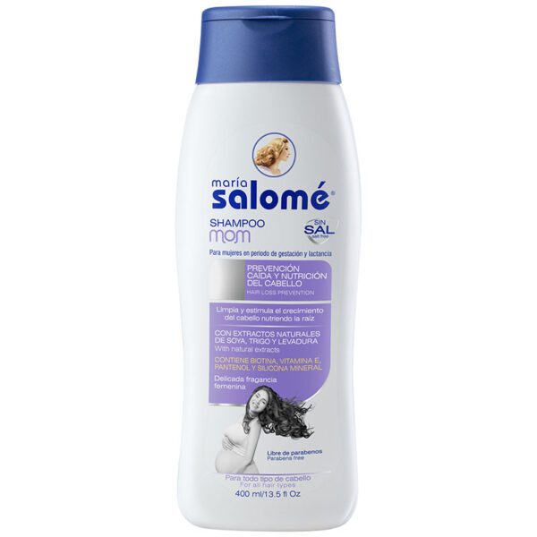 Shampoo Maria Salome Mom Prevención 400 Gr - Imagen 2