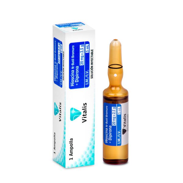 Hioscina+Dipirona 20Mg+2.5G/5Ml Vitalis - Imagen 2