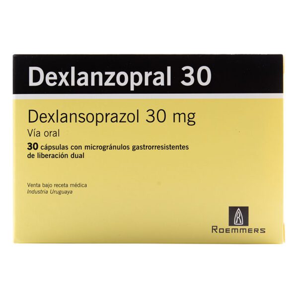 Dexlanzopral 30 Mg 30 Cápsulas(3%+)(Pae)