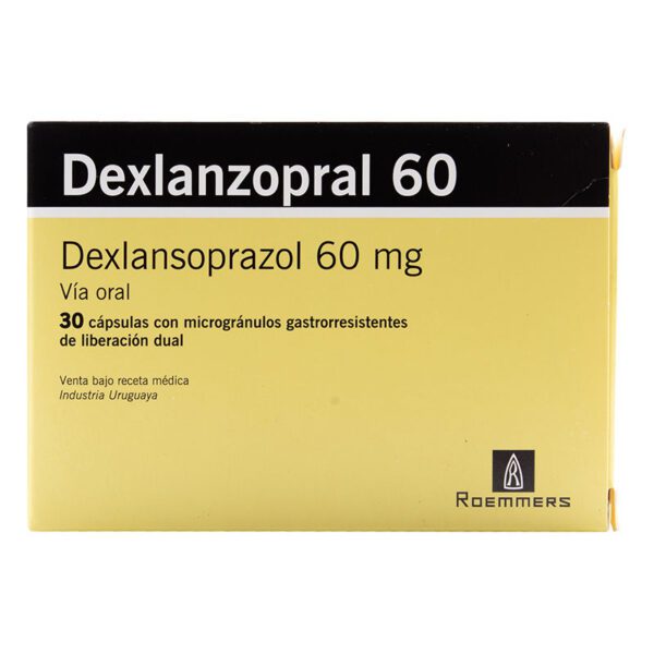 Dexlanzopral 60 Mg 30 Cápsulas (3%+)(Pae)