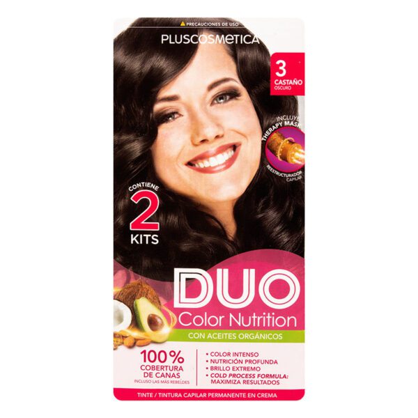 Duo Color Nutrition 3 Castaño Oscuro - Imagen 2