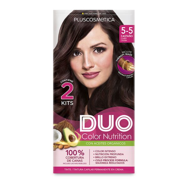 Duo Color Nutrition 5 - 5 Castaño Claro Caoba - Imagen 2