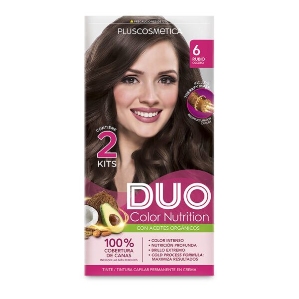 Duo Color Nutrition 6 Rubio Oscuro - Imagen 2