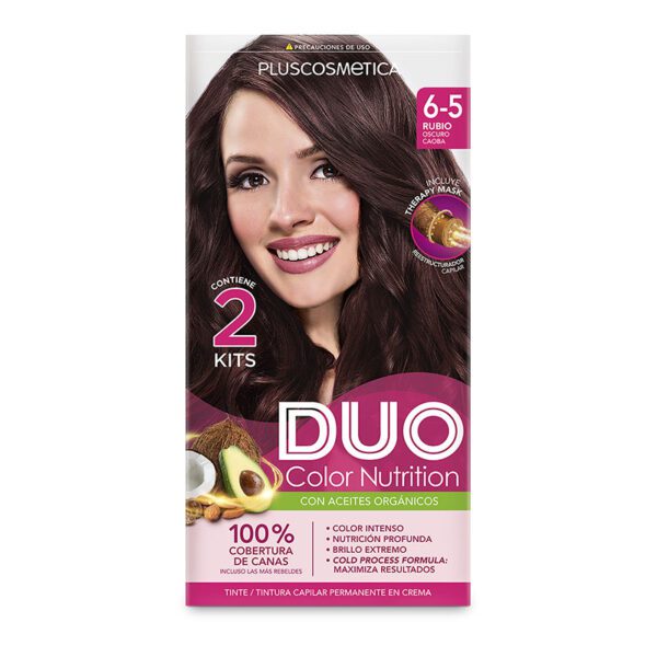 Duo Color Nutrition 6 - 5 Rubio Oscuro Caoba - Imagen 2