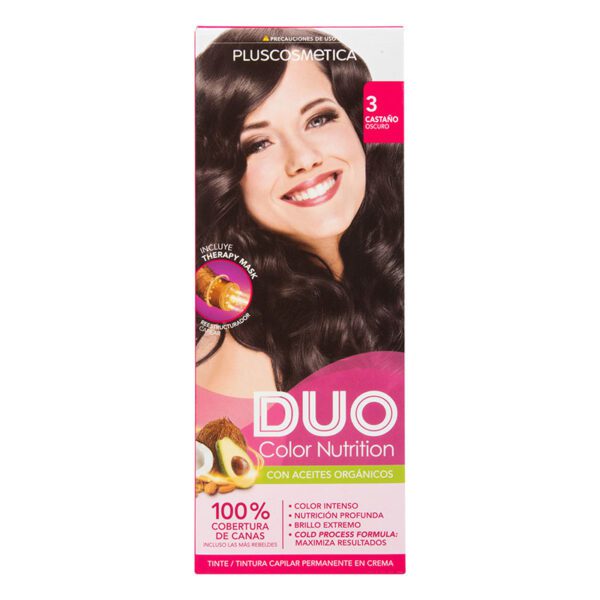 Duo Color Nutrition Crem Minikit 3 Castaño Oscuro - Imagen 2