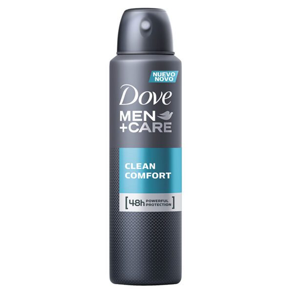 Desodorante Dove Spray Clean Cuidado Total 150 Ml H - Imagen 2