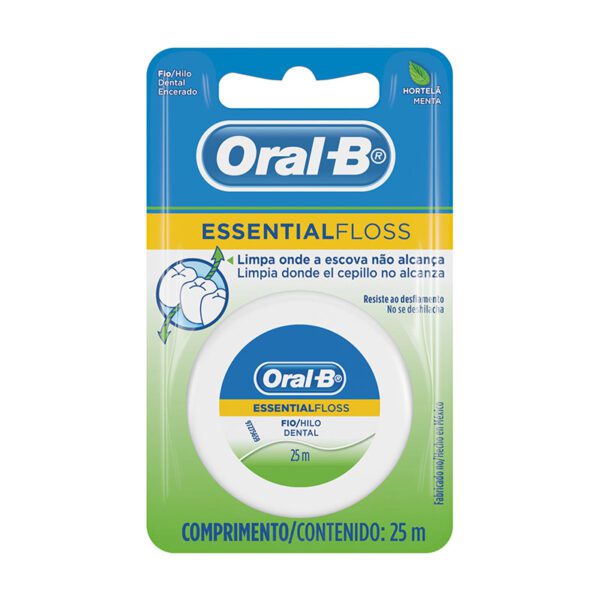 Seda Dental Oral-B Essential Floss Menta 25Mts - Imagen 2