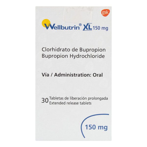 Wellbutrin Xl 150 Mg 30 Tabletas (A)(3%+)(Pae)