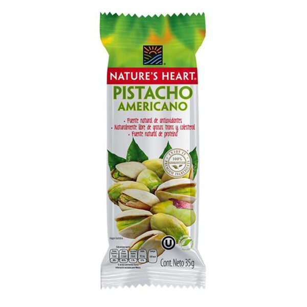 Pistacho Americano Natures Heart 35 Gr