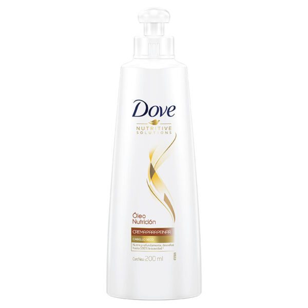 Crema Para Peinar Dove Óleo Nutrición 200 Ml - Imagen 2