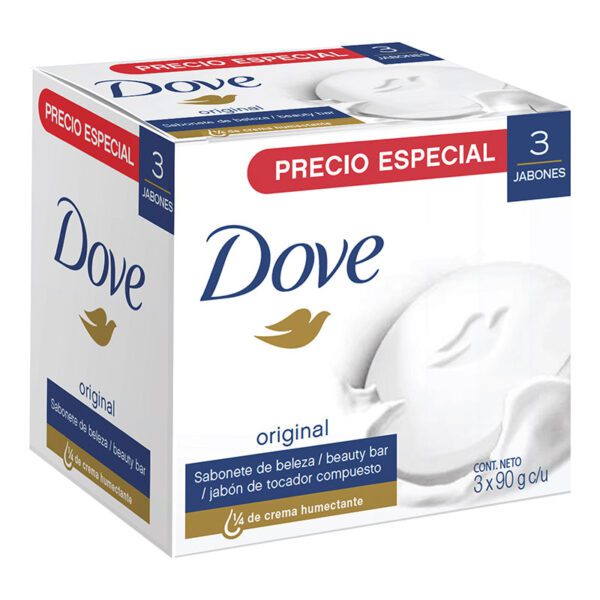 3 Jabones Dove Blanco - Imagen 2