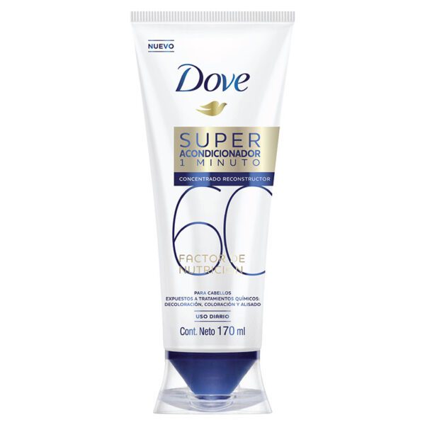 Súper Acondicionador Dove Factor Nutrición 60 170 Ml