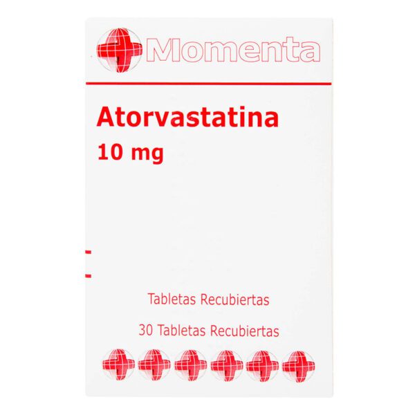 Atorvastatina 10 Mg 30 Tabletas Momenta