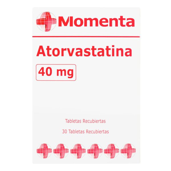 Atorvastatina 40 Mg 30 Tabletas Momenta - Imagen 2