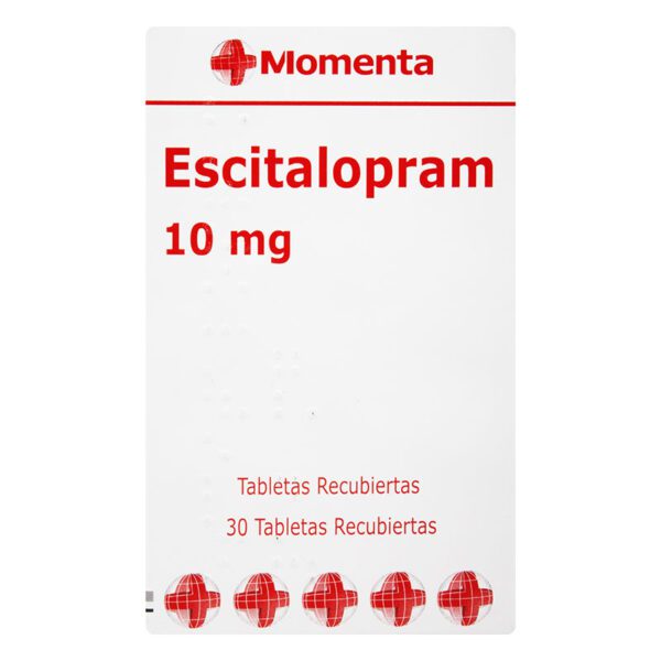 Escitalopram 10 Mg 30 Tabletas Momenta - Imagen 2