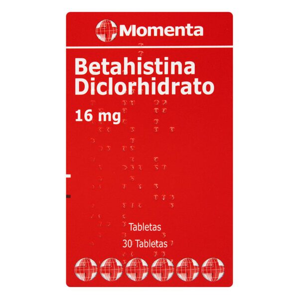 Betahistina 16 Mg 30 Tabletas Momenta - Imagen 2