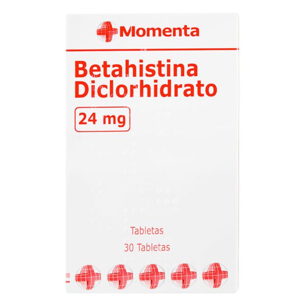 Betahistina 24 Mg 30 Tabletas Momenta - Imagen 2