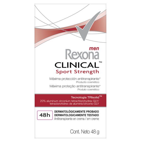 Desodorante Rexona Clinical Solid Sport Strength 48 Gr - Imagen 2