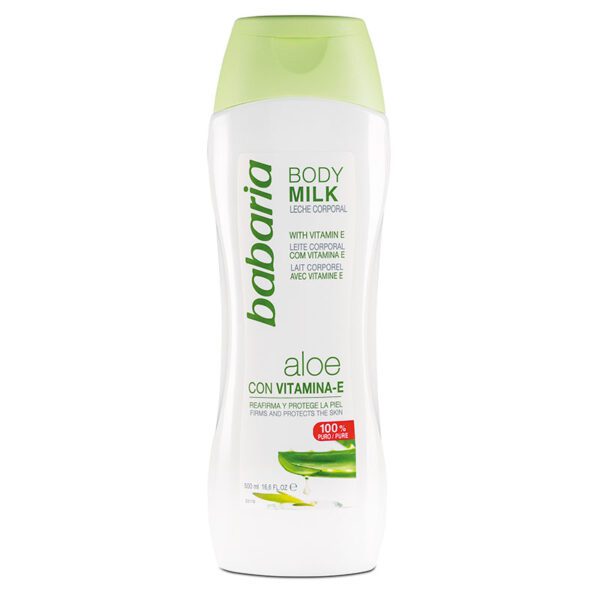 Crema Babaria Body Milk Aloe 500 Ml Lb - Imagen 2