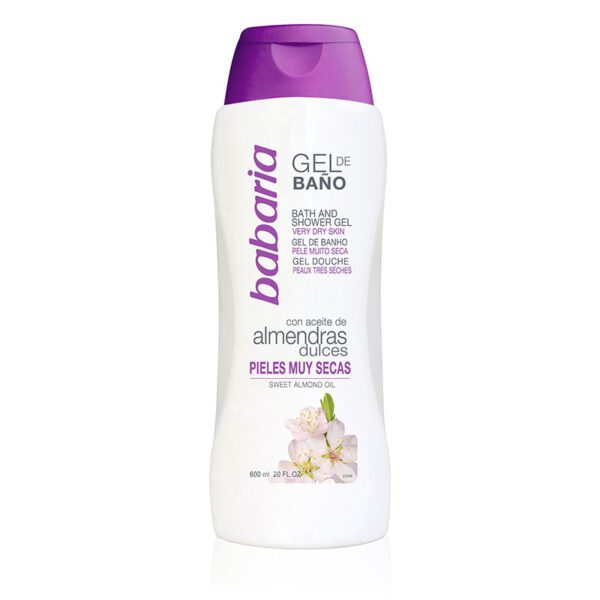 Gel Babaria Baño Aceite Almendra 600 Ml - Imagen 2