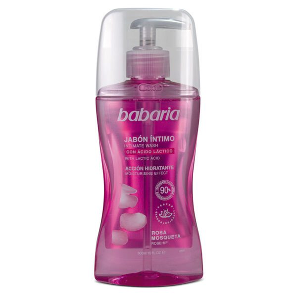 Jabón Intimo Babaria Rosa Mosqueta 300 Ml Lb - Imagen 2