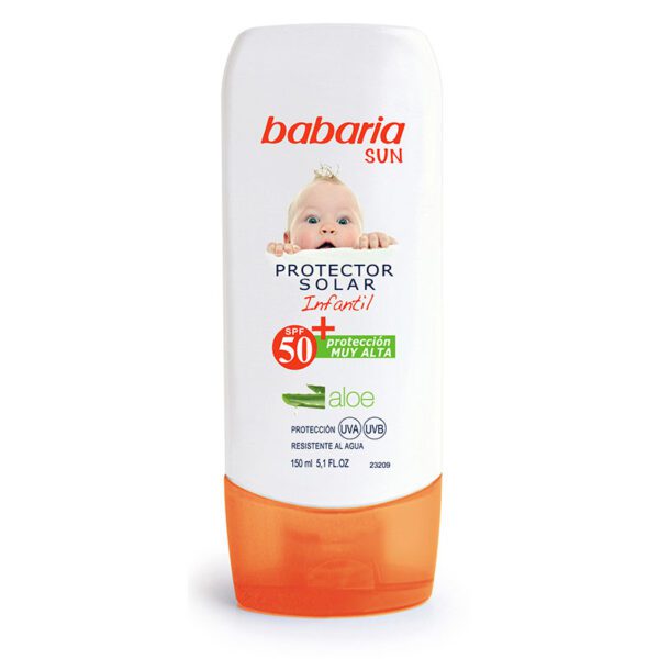 Protector Solar Babaria Infantil Aloe Spf50 150Ml