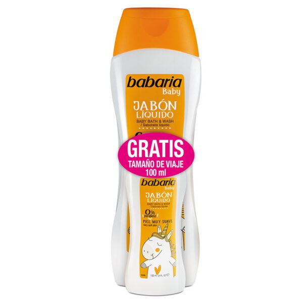 Jabón Líquido Babaria Baby 500Ml+100Ml Lb