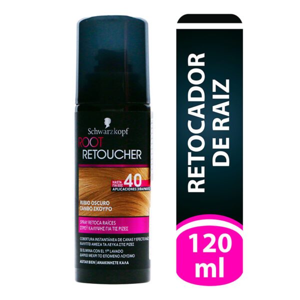 Retoca Raíz Schwarzkopf Spray Root R Rubio Oscuro - Imagen 2