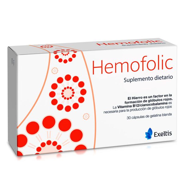 Suplemento Dietario Hemofolic 30 Cap - Imagen 2